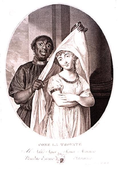 Come la trovi, inciso da G. Lancon, c.1840 da Louis Marie Sicard