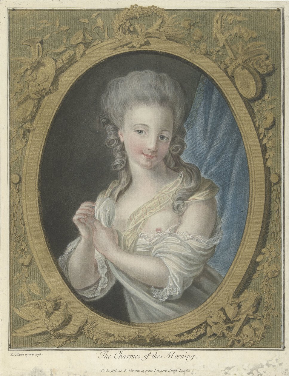 Giovane donna al mattino da Louis Marin Bonnet