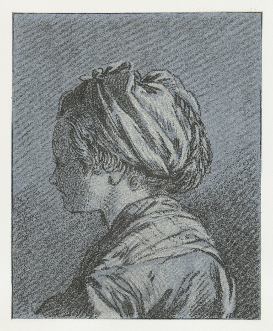 Ritratto di una domestica moscovita da Louis Marin Bonnet