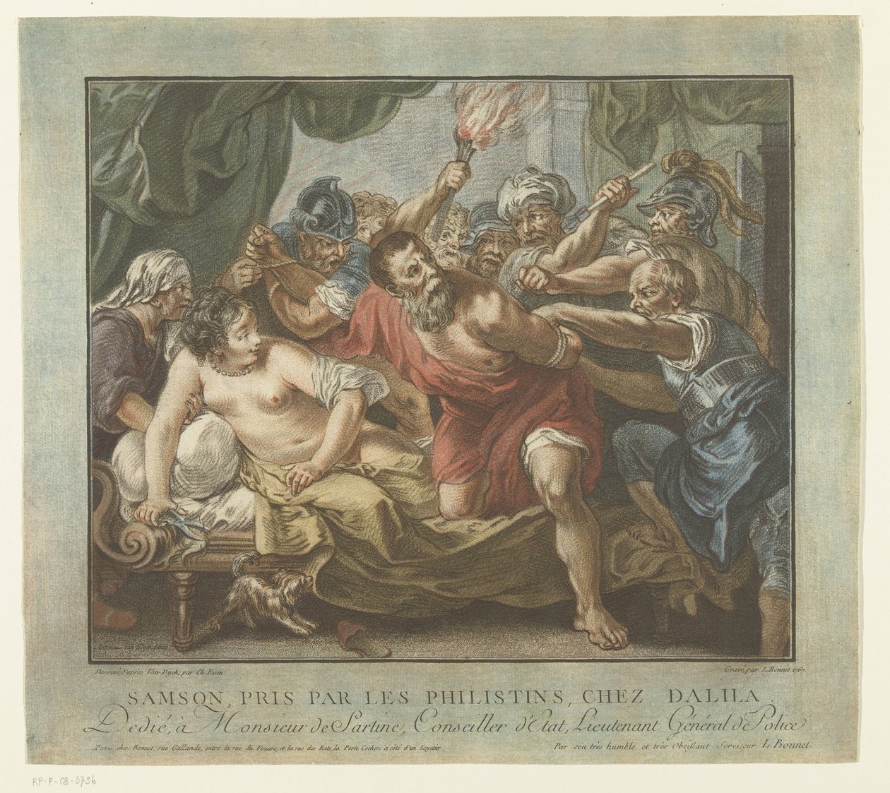 Sansone e Dalila da Louis Marin Bonnet