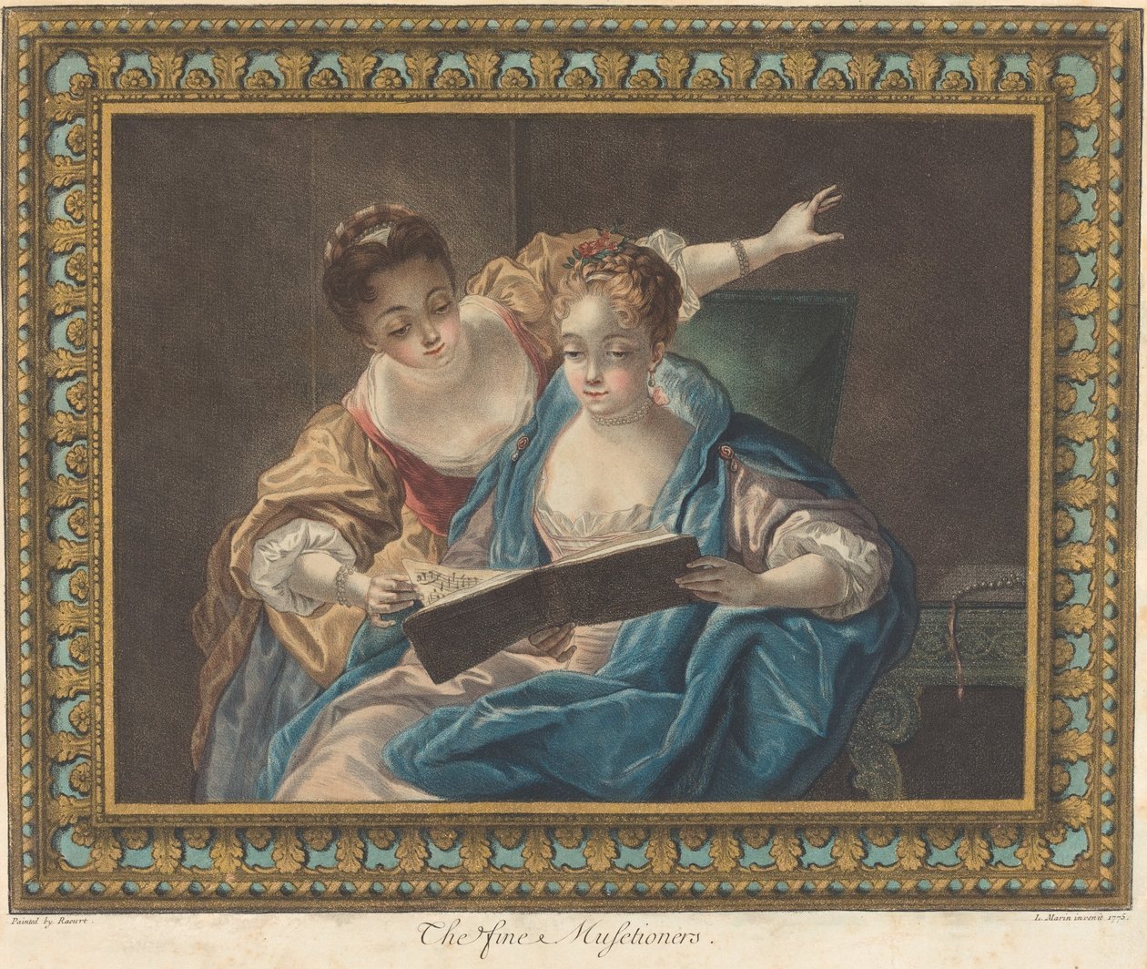 I bravi musicisti, 1775 da Louis Marin Bonnet