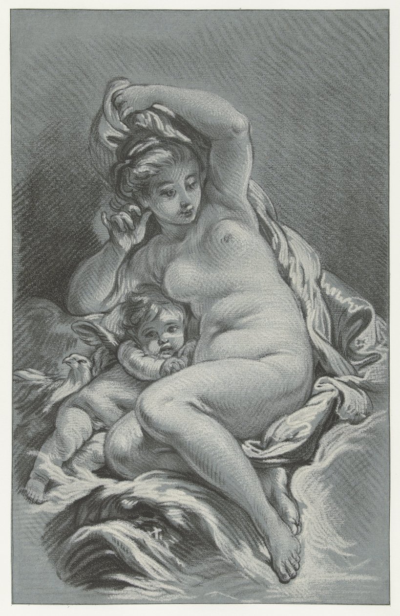 Venere e Cupido da Louis Marin Bonnet
