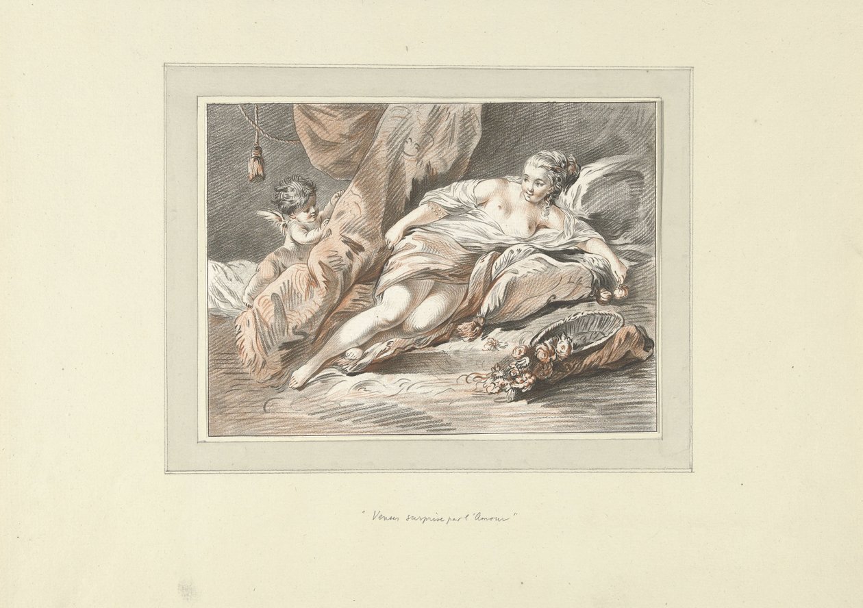 Venere sorpresa da Cupido da Louis Marin Bonnet