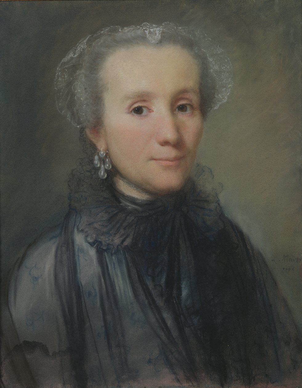 Ritratto di una donna della nobiltà polacca, 1776 da Louis Marteau
