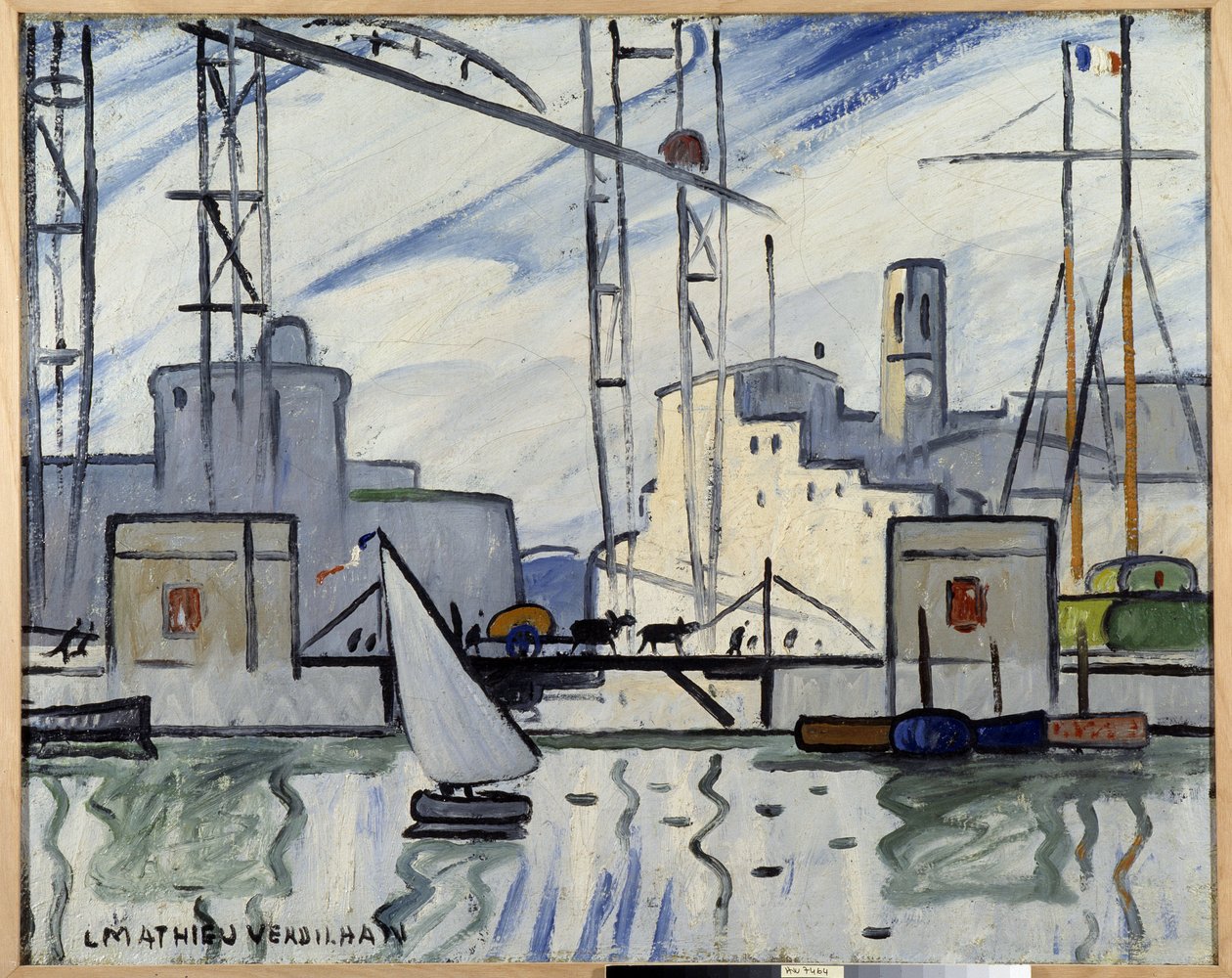 Marsiglia, il ponte del traghetto da Louis Mathieu Verdilhan