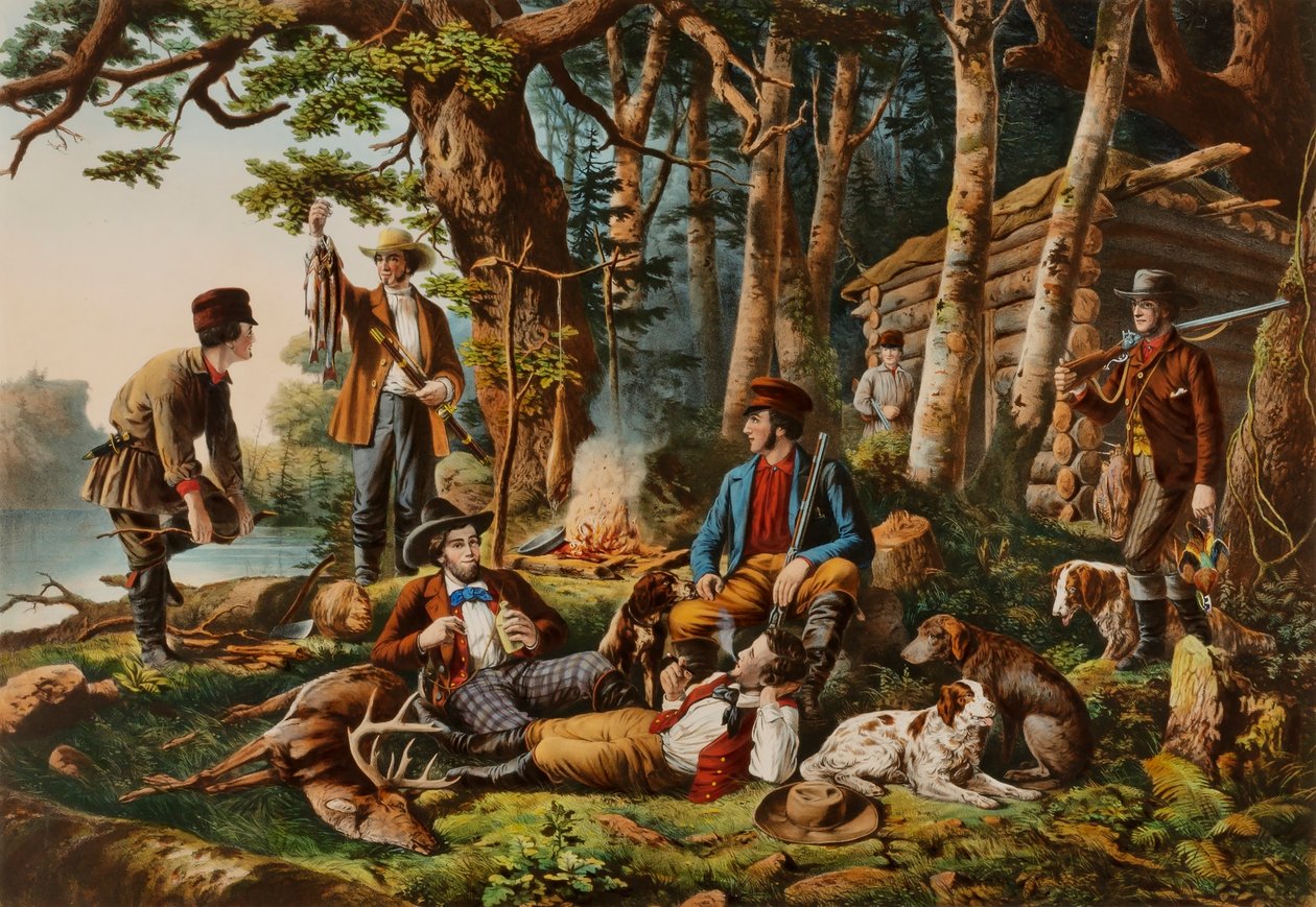 In campeggio. "Alcuni del tipo giusto" da Louis Maurer