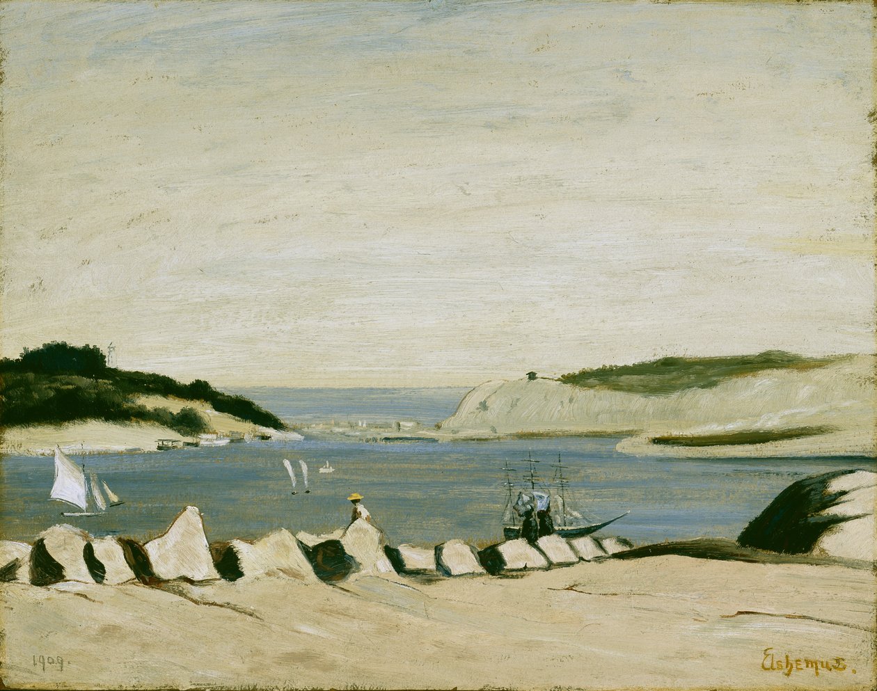 Scena costiera, 1909 da Louis Michel Eilshemius