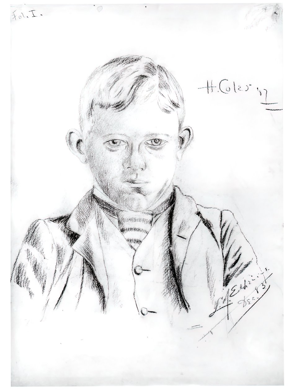 Ritratto di Howard L. Coles, dicembre 1883 da Louis Michel Eilshemius
