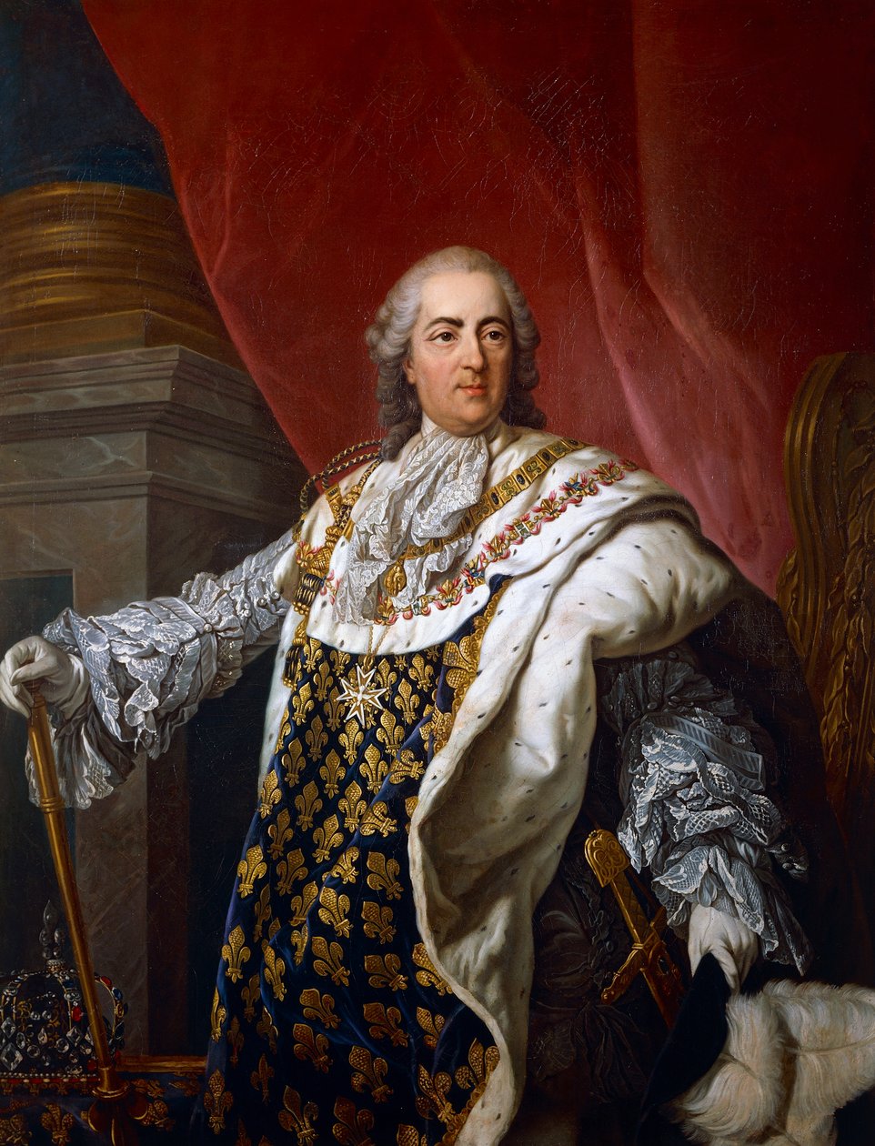 Ritratto di Luigi XVI di Francia da Louis Michel van (after) Loo