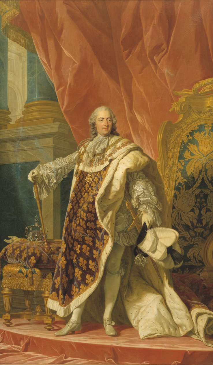 Luigi XV di Francia (1710-1774) da Louis Michel van Loo