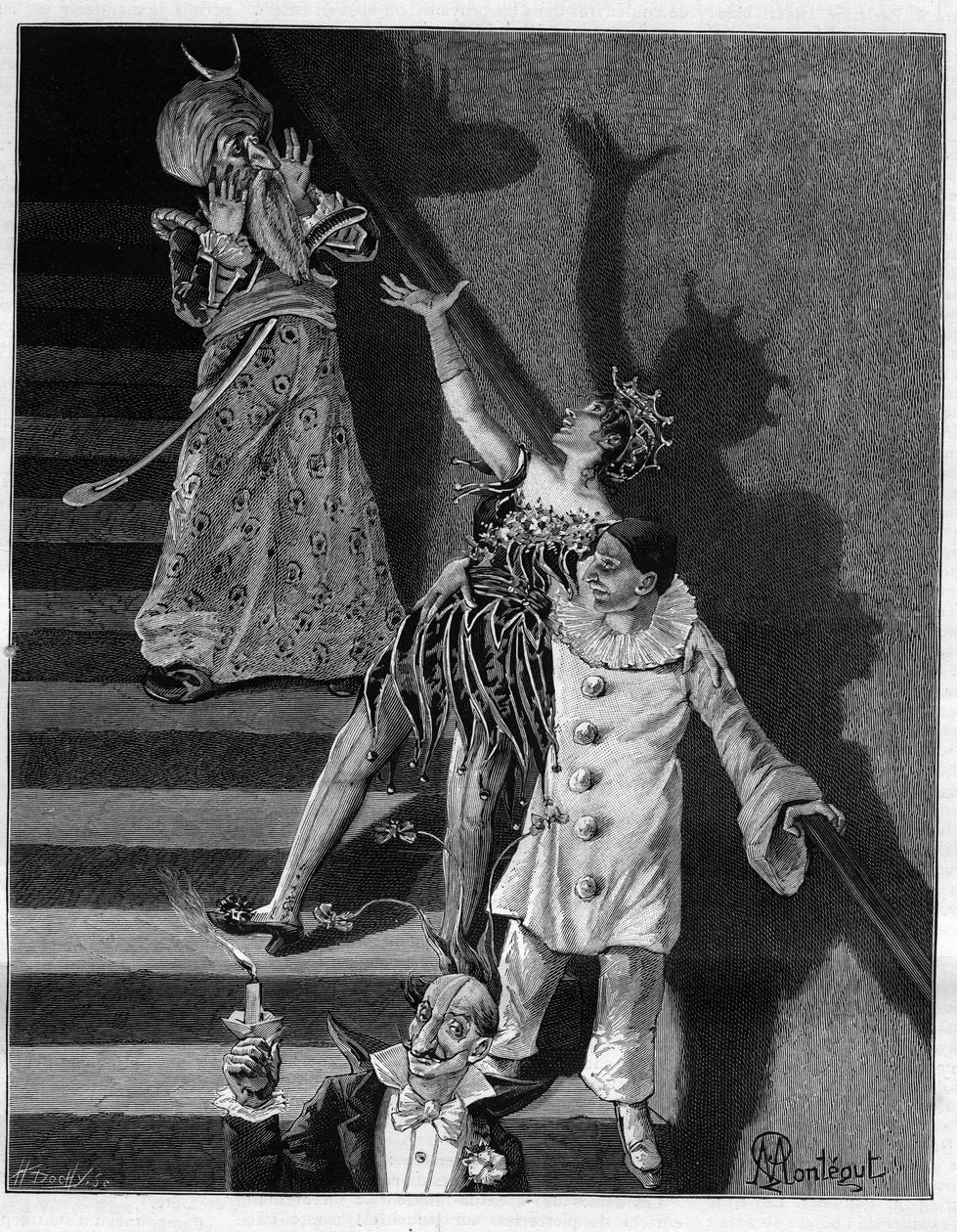 La sera del ballo in maschera, la stretta scala dell