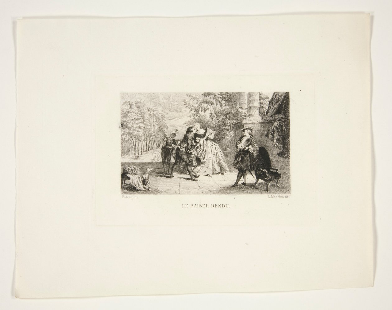 Il bacio reso da Louis Monzies