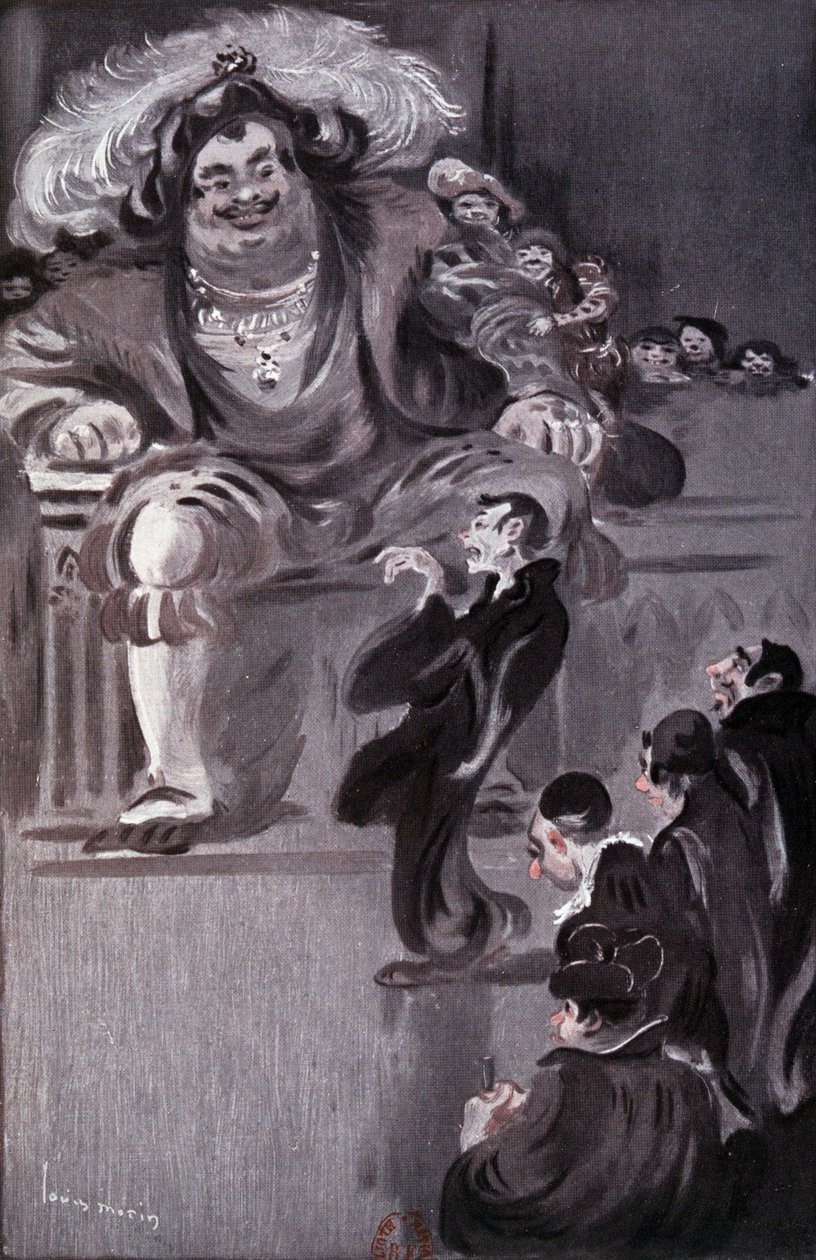 Gargantua - in "Gargantua" di Rabelais, ill. di Louis Morin, ed. Laurens, Parigi da Louis Morin