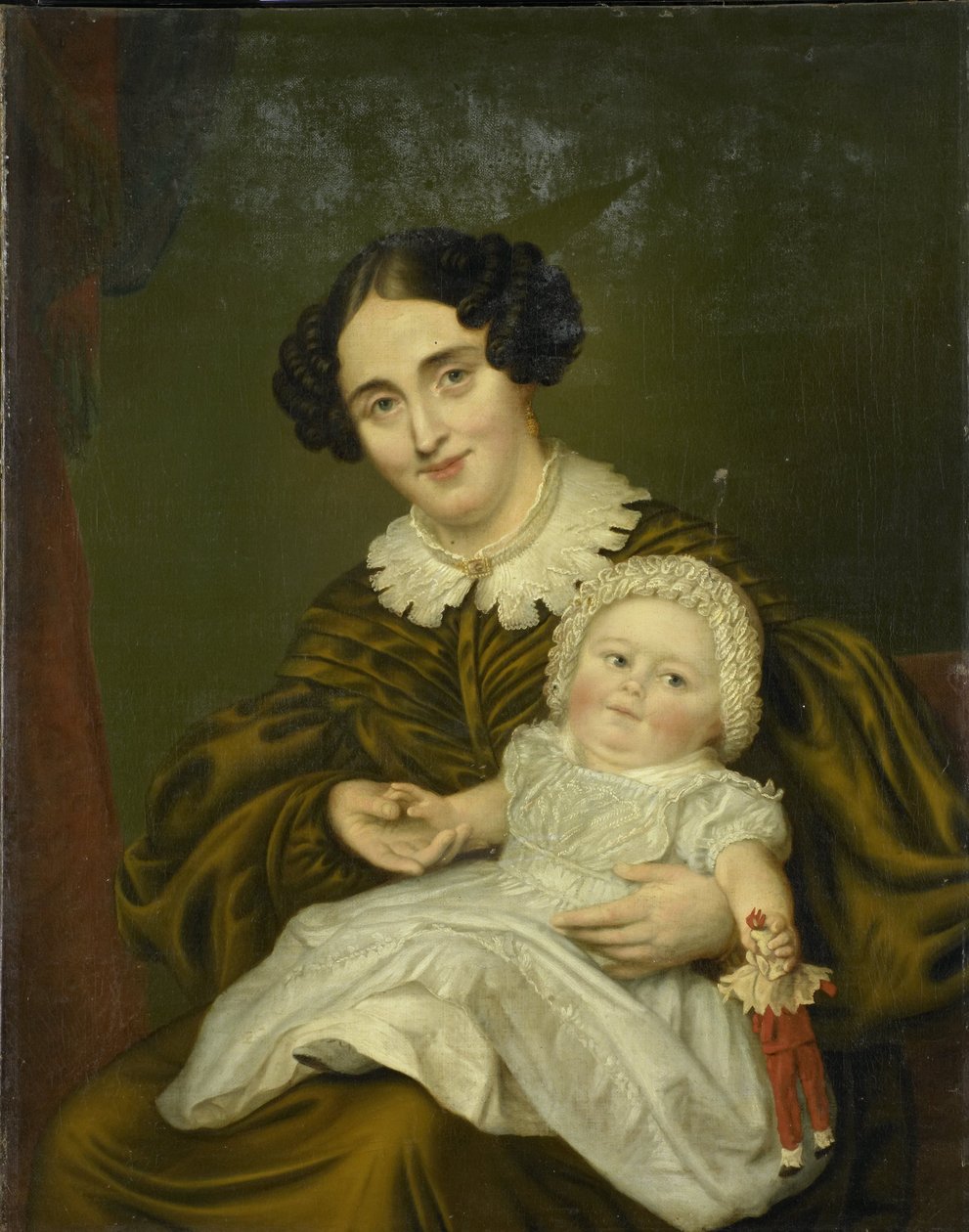 Signora Carp e il suo giovane figlio da Louis Moritz