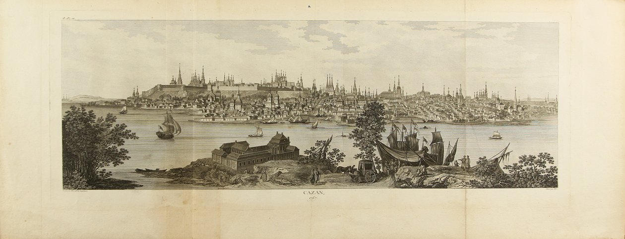 Vista Panoramica di Kasan da Louis Nicolas de Lespinasse