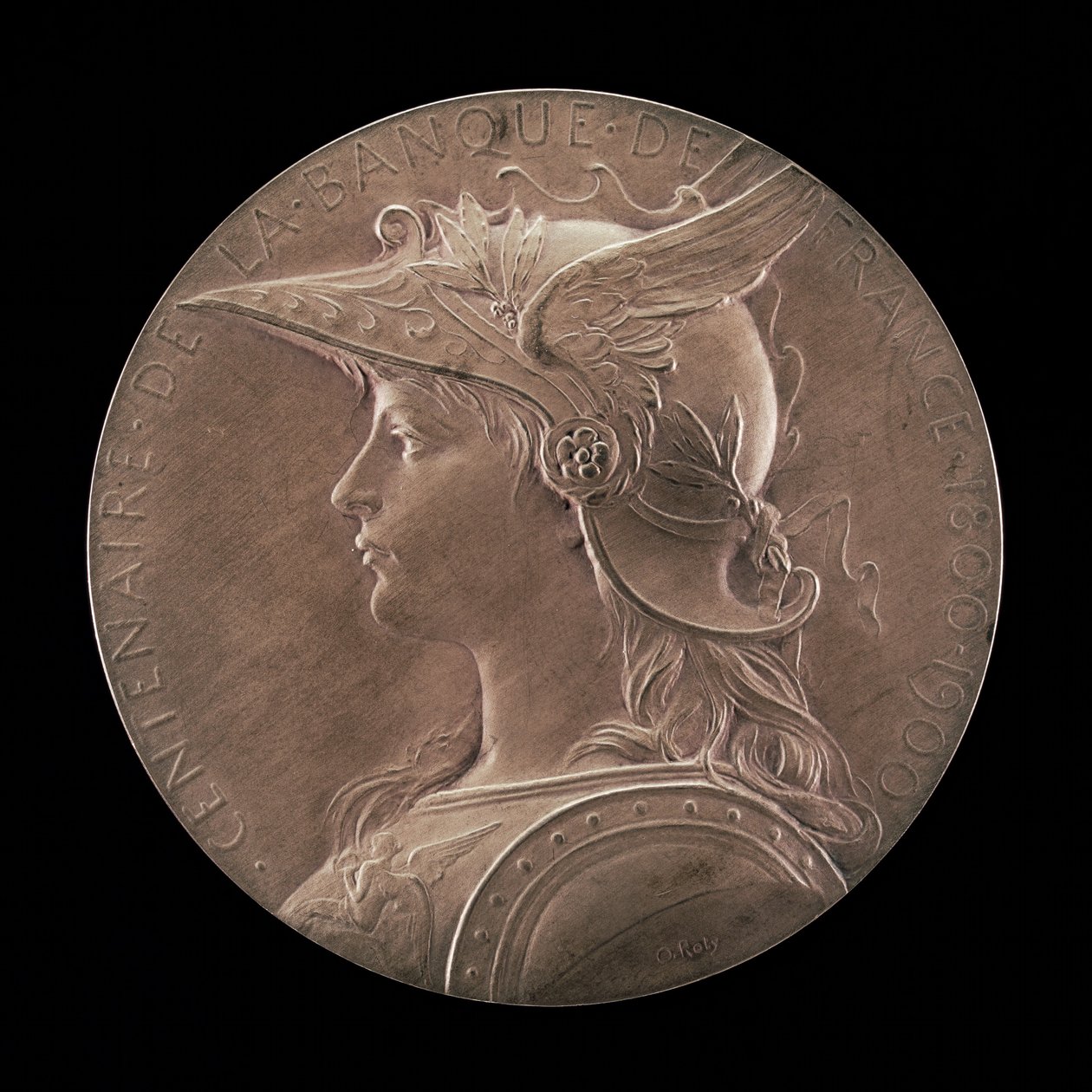 Centenario della Banca di Francia, 1800-1900 [recto], 1900 da Louis Oscar Roty