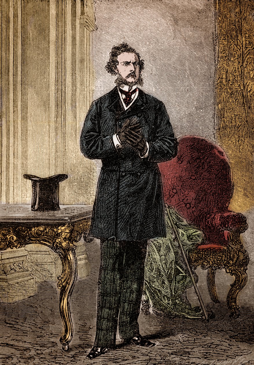 Ritratto di Phileas Fogg, personaggio de Il giro del mondo in ottanta giorni, romanzo d