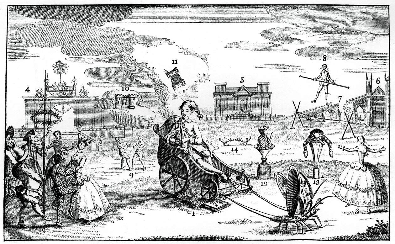 Follia trionfante, 1749 da Louis Philippe Boitard