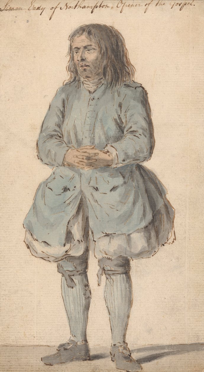 Simon Eady di Northhampton, apritore del Vangelo da Louis Philippe Boitard
