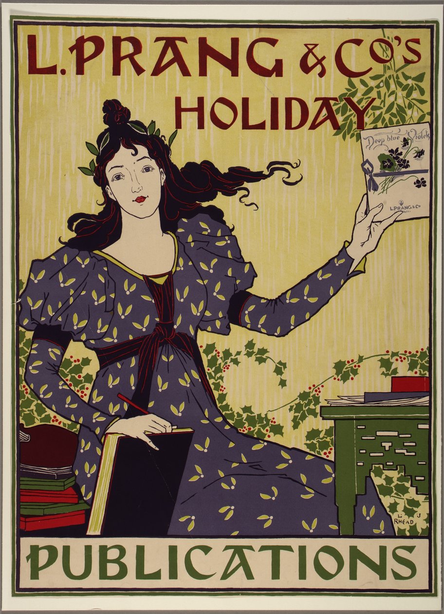 L. Pubblicazioni per le vacanze di Prang  Co da Louis Rhead