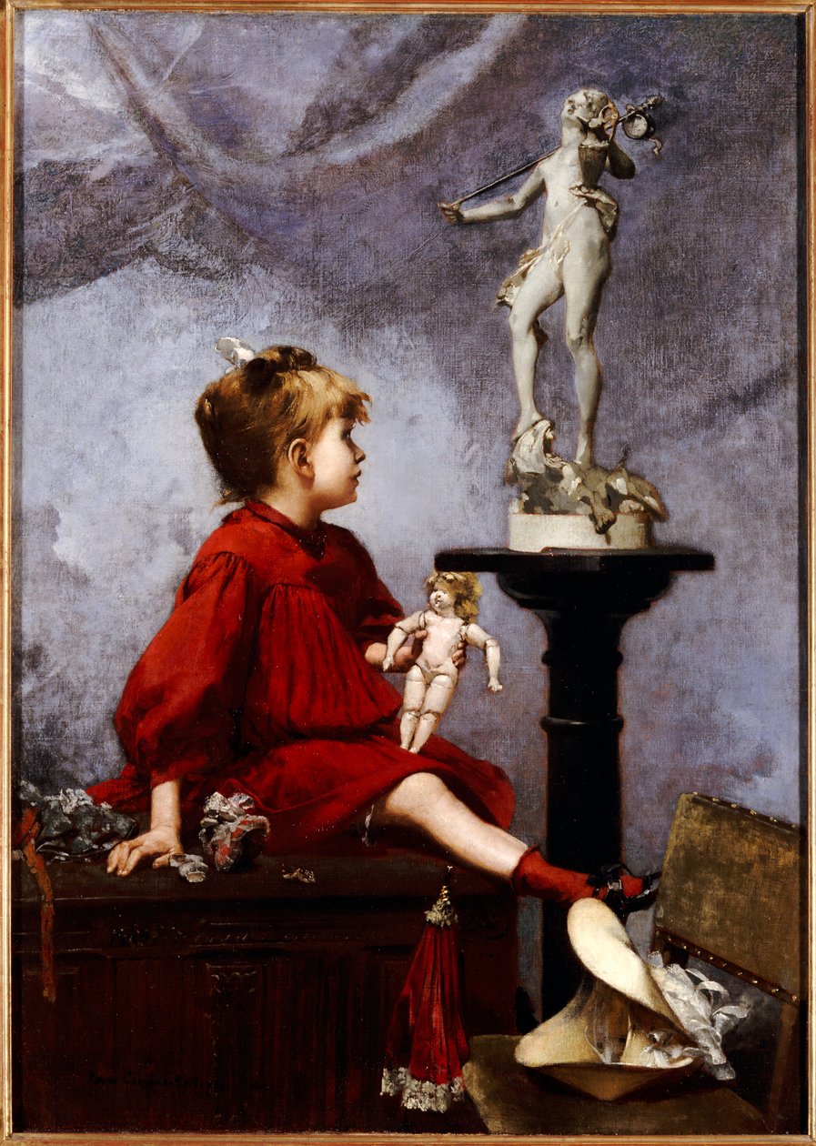 La bambola da Louis Robert Carrier-Belleuse