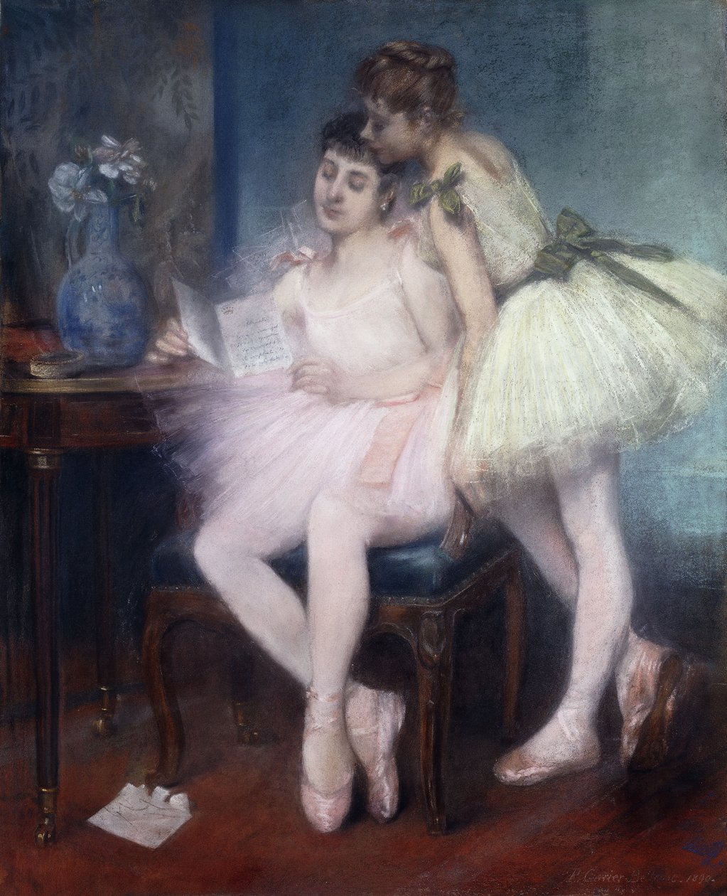 La lettera, 1890 da Louis Robert Carrier Belleuse