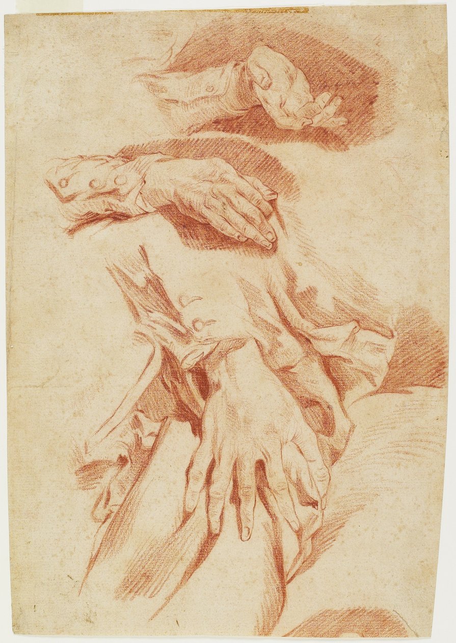 Studi di Mani, 1770-1780 da Louis Rolland Trinquesse