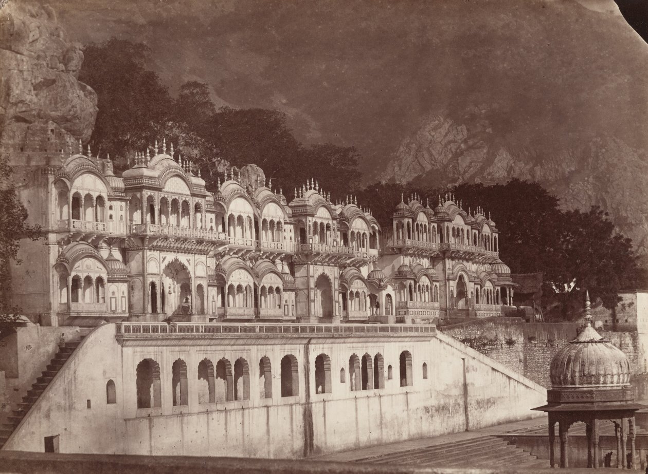I templi del re, Ulwar, 1860 (foto) da Louis Rousselet