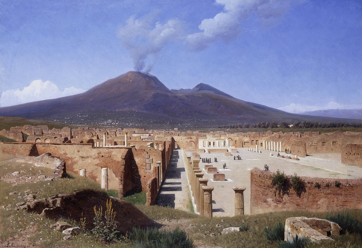 Il Vesuvio da Pompei, 1883 da Louis Spangenberg