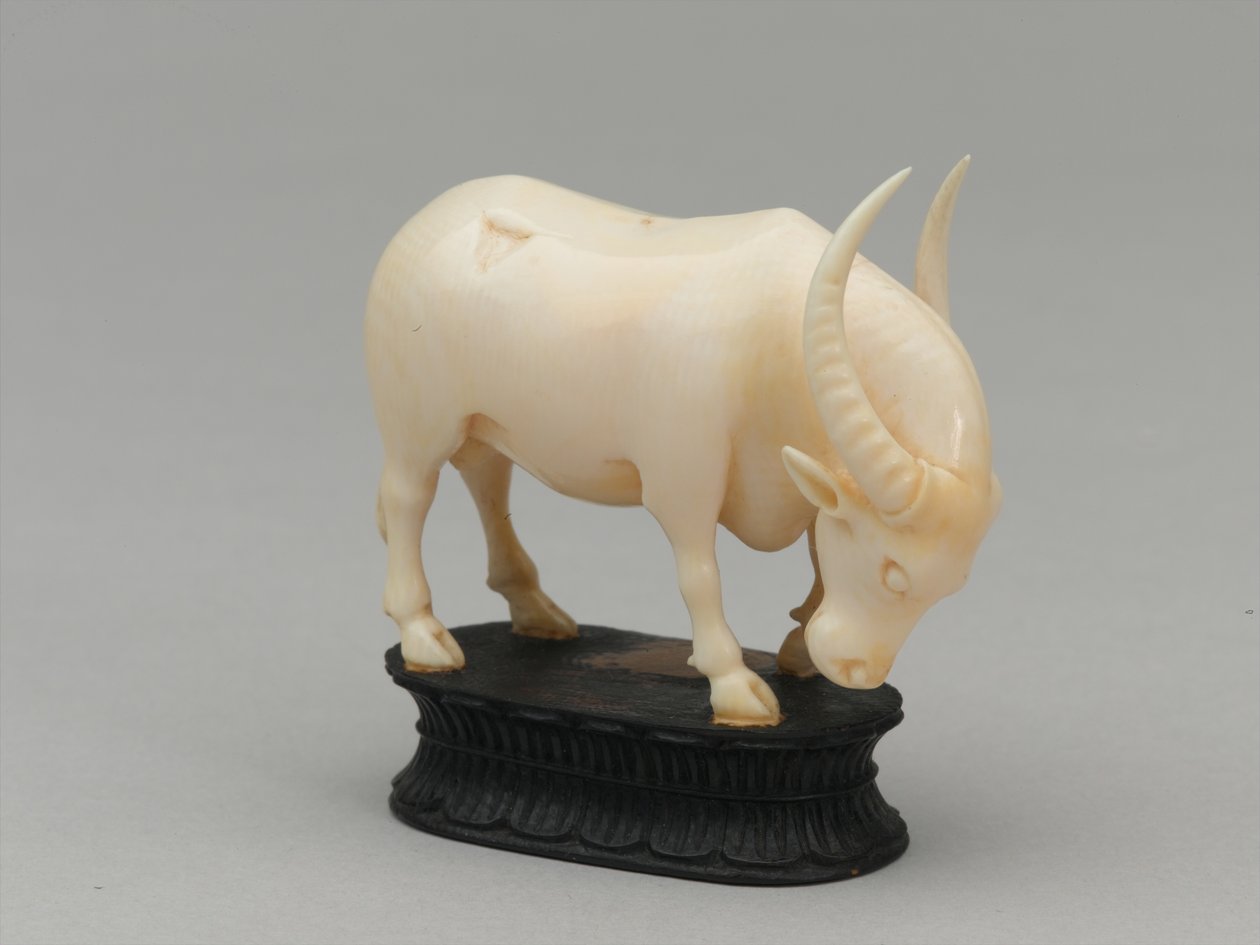 Alfiere nero, pezzo degli scacchi, India, circa 1820 da Louis Thomas Bardel