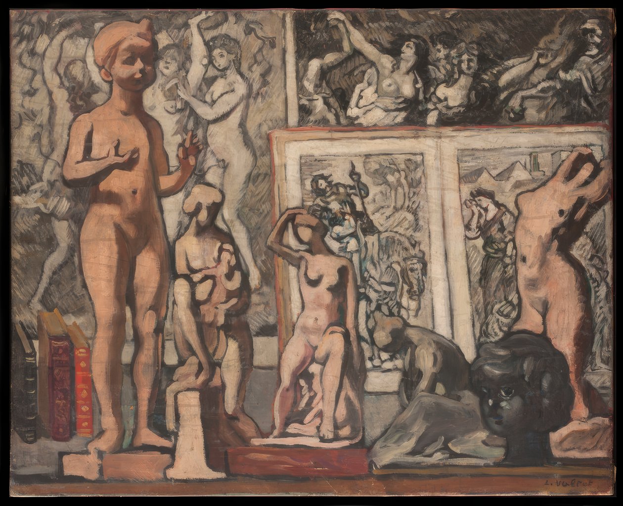 Accademia di Scultura da Louis Valtat