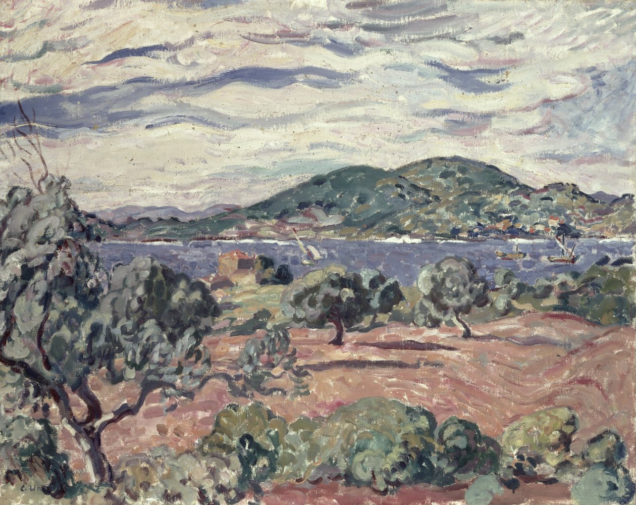 Baia di Antheor, c.1906-07 da Louis Valtat