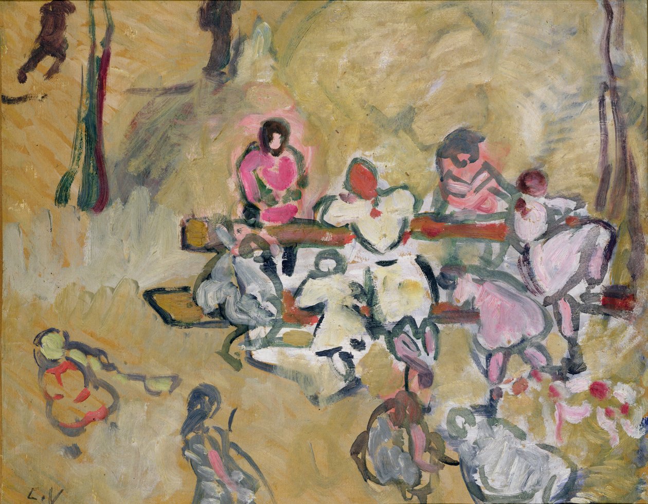 Bambini che Giocano in Rue Caulaincourt, c.1907-14 da Louis Valtat