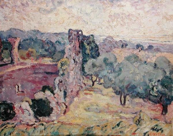 Paesaggio del Sud della Francia, c.1908 da Louis Valtat