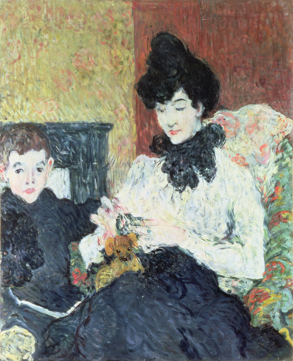 Madame Doubrere e suo figlio da Louis Valtat