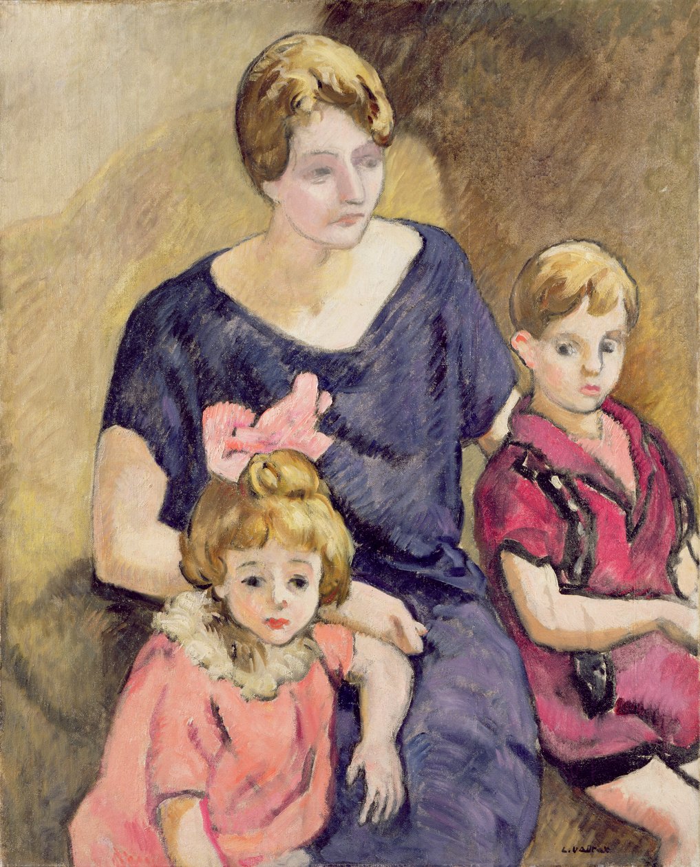 Madre e bambini da Louis Valtat