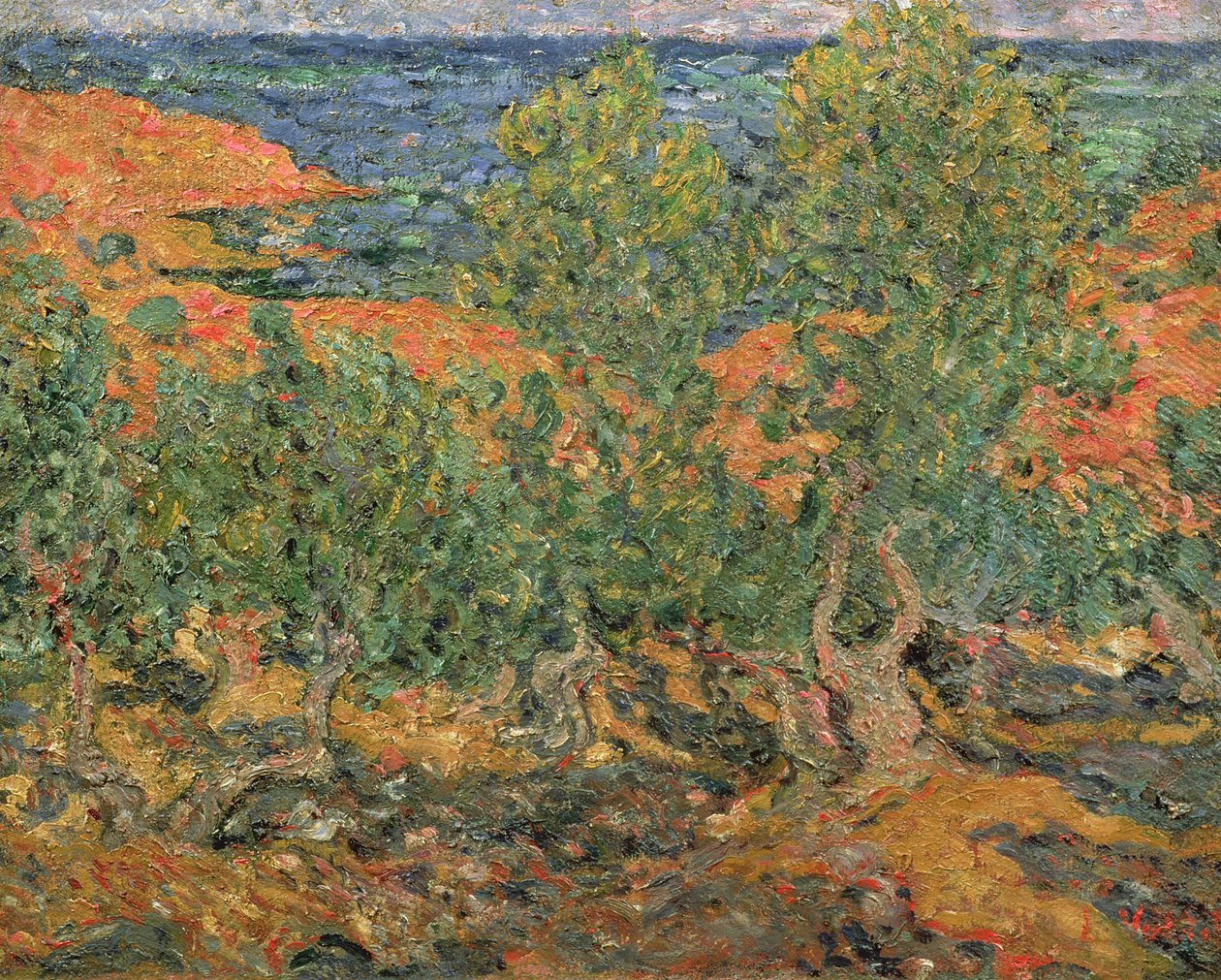 Rocce ocra da Louis Valtat