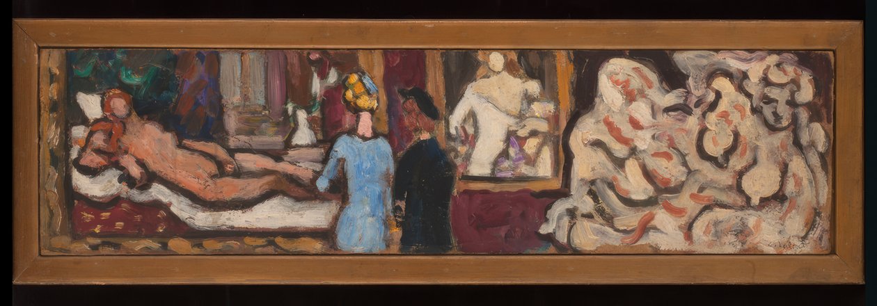Studi sulla Venere di Urbino di Tiziano e sulla flora, realizzati in occasione della mostra "Arte italiana" al Petit Palais. da Louis Valtat