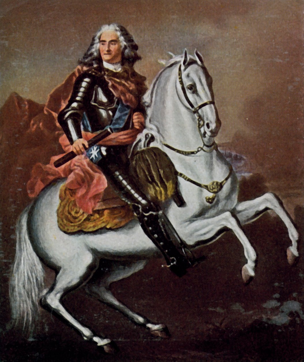 Agosto il forte da Louis de (after) Silvestre