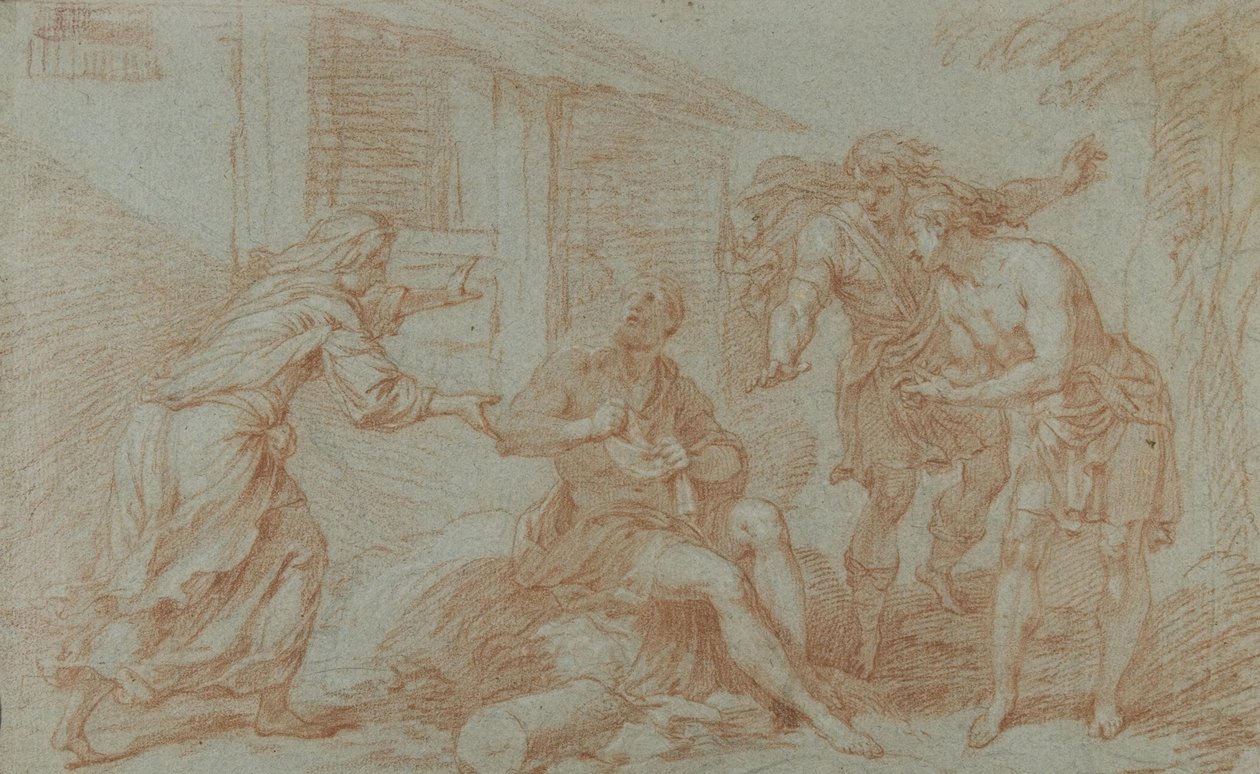Socrate che prende la coppa di veleno da Louis de Boullogne the Younger