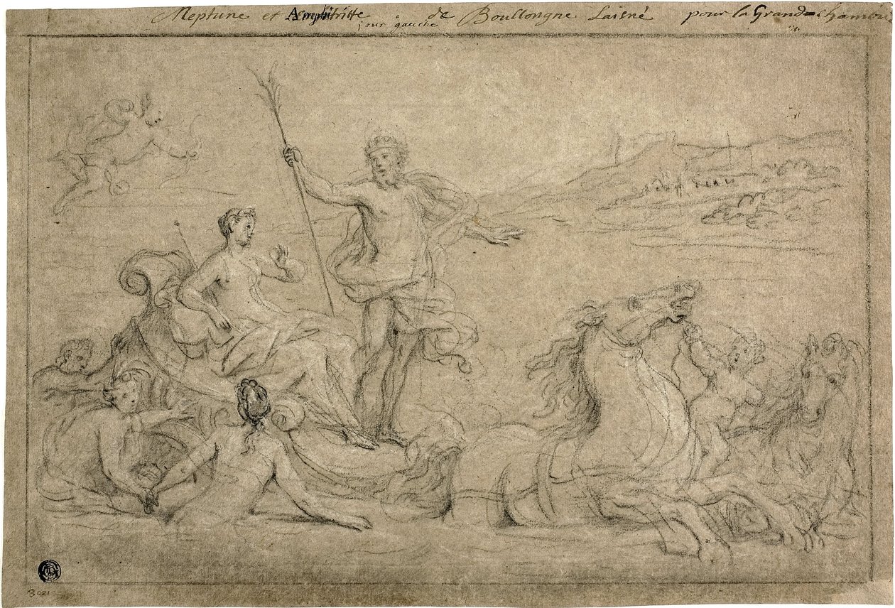 Trionfo di Nettuno e Anfitrite, 1706-07 da Louis de Boullongne