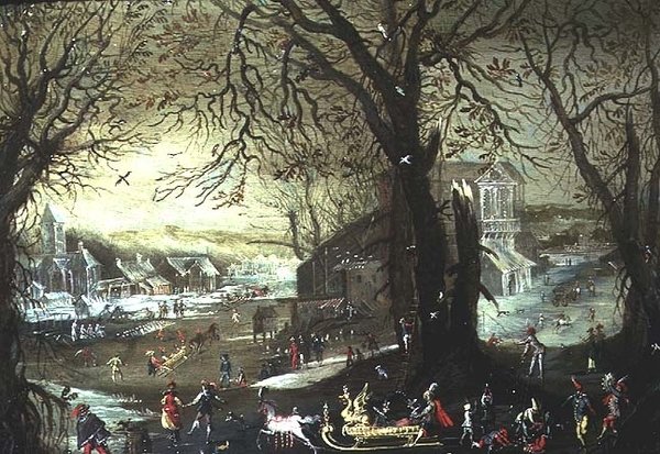 Scena invernale da Louis de Silvestre