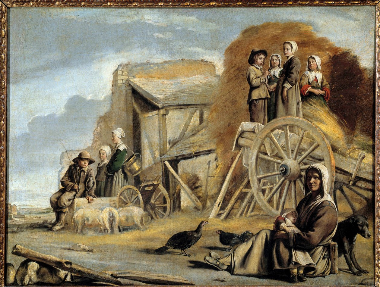 Il carro o il ritorno del fieno da Louis le Nain