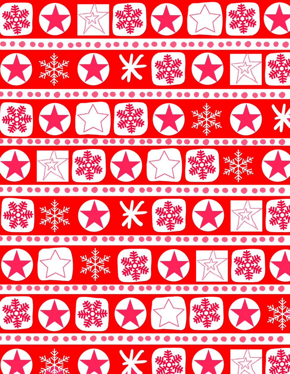 Carta da Regalo di Natale a Strisce, 2017 da Louisa Hereford