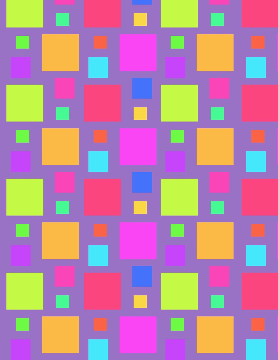 Quadrati multicolori, 2011 da Louisa Hereford