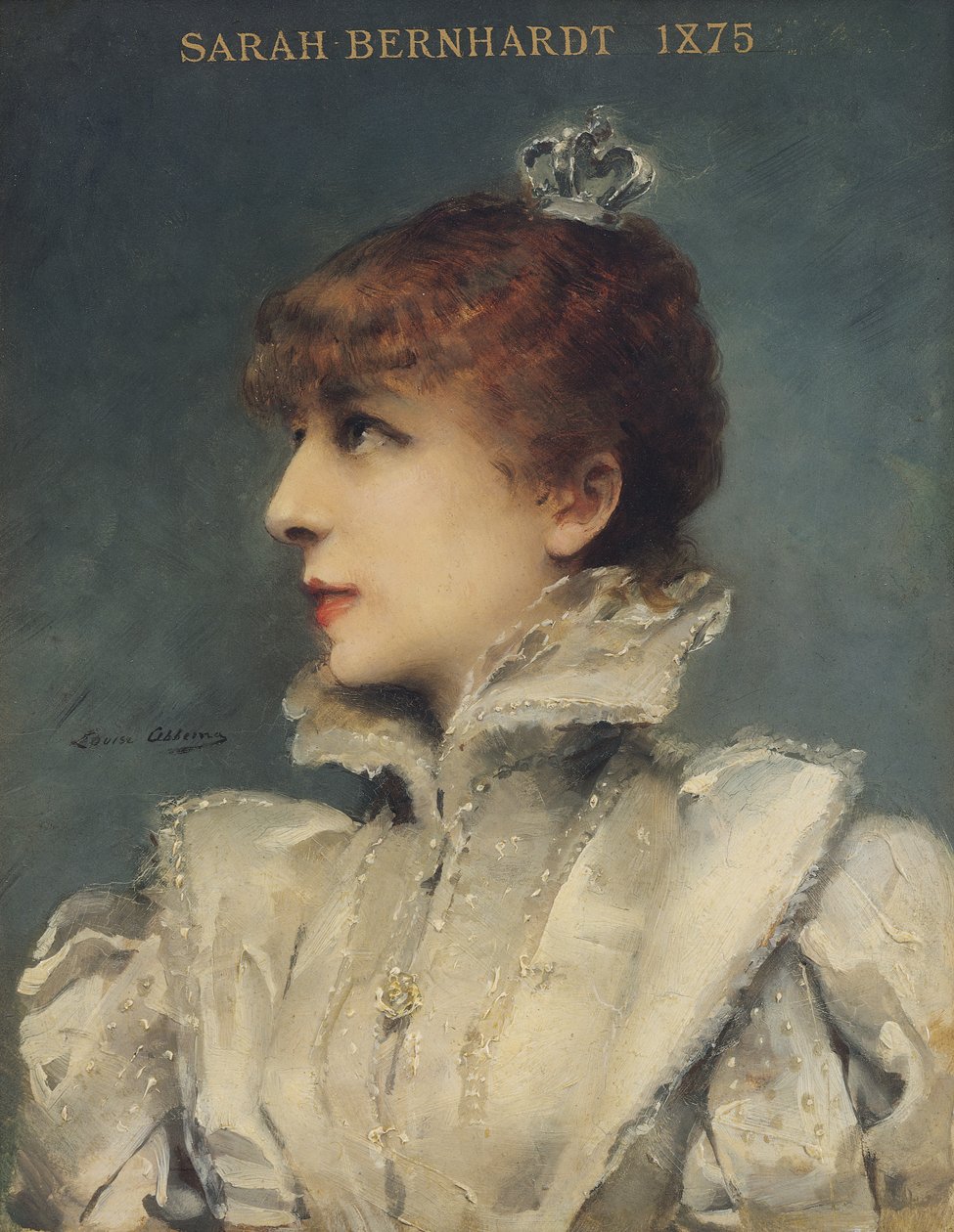 Sarah Bernhardt (1844-1923) da Louise Abbéma