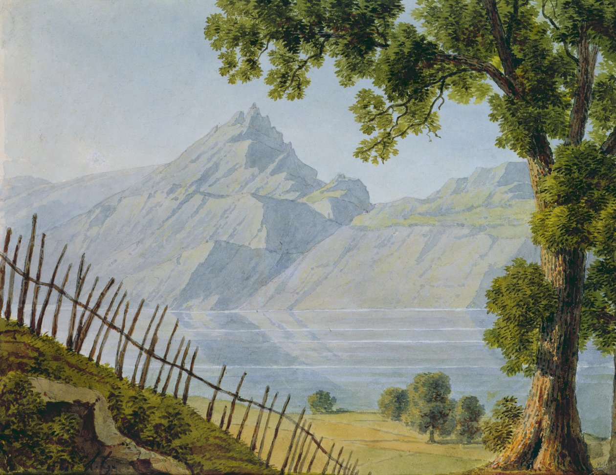 Veduta del Lago Bourget da Louise Cochelet