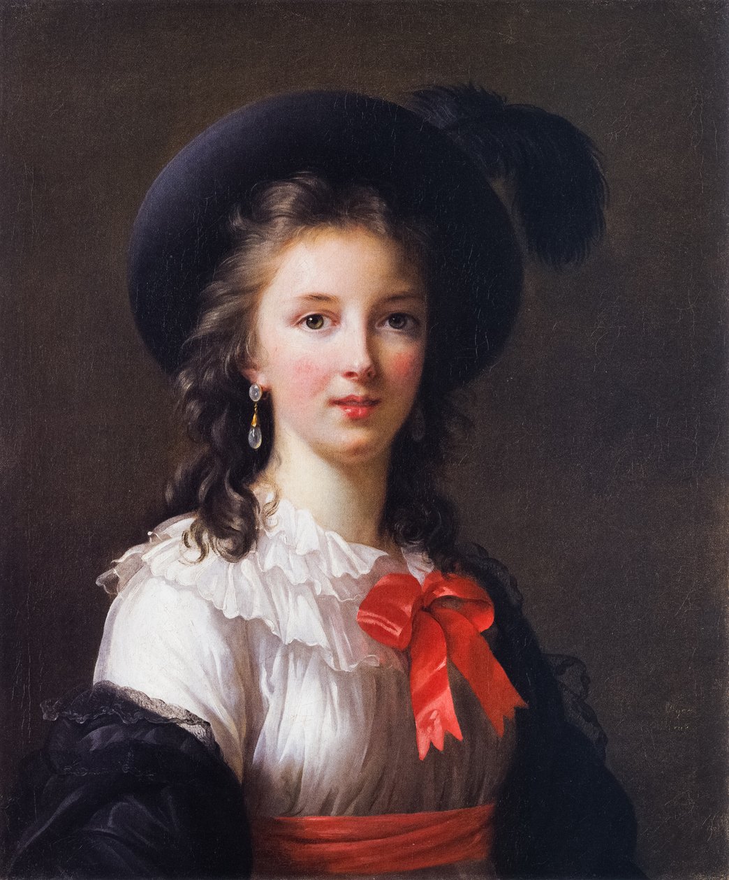 Autoritratto da Elisabeth Louise Vigee-Lebrun