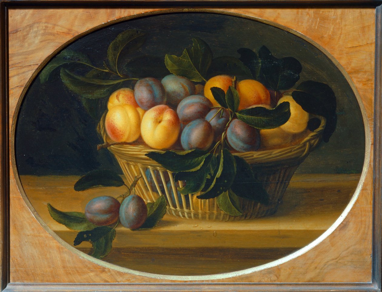 Nature Morte: pesche e prugne - Natura morta: pesche e prugne ... da Louise (circle of) Moillon