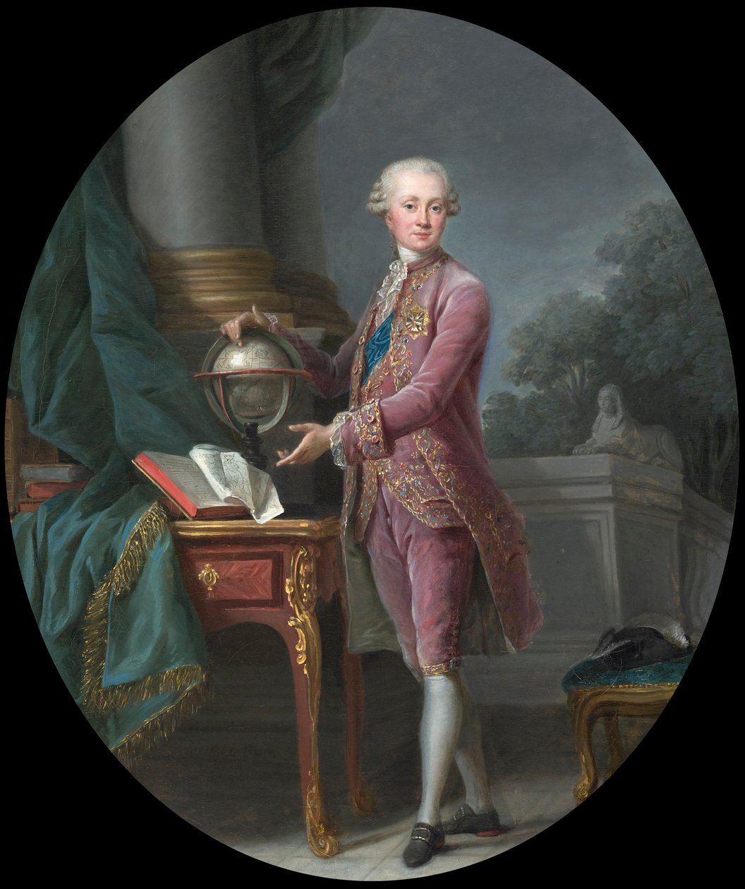 Ritratto del principe Karl Heinrich von Nassau-Siegen 1743-1808, 1776 da Elisabeth Louise Vigee Lebrun